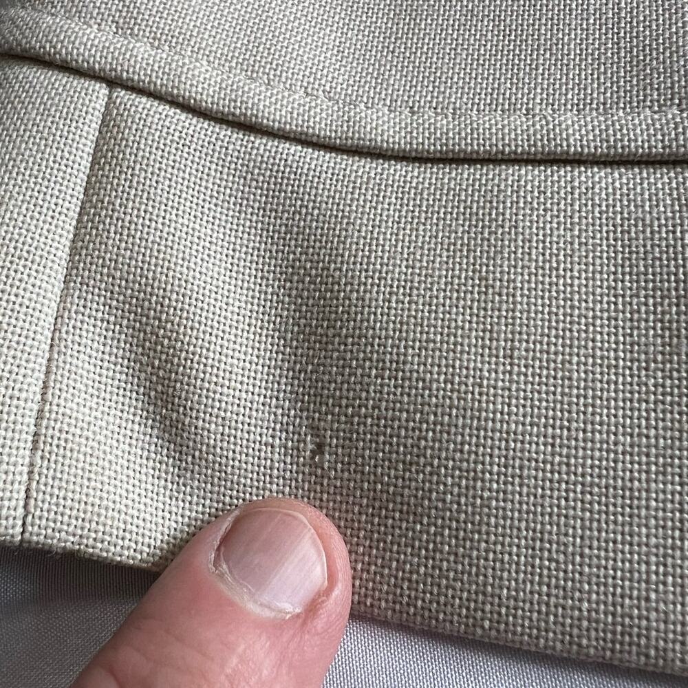 Men’s 42R Khaki Sport Coat Blazer Lightweight Two Button Classic Business Casual - Picture 10 of 10